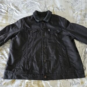 Levi's Men's Black Sherpa Jacket
